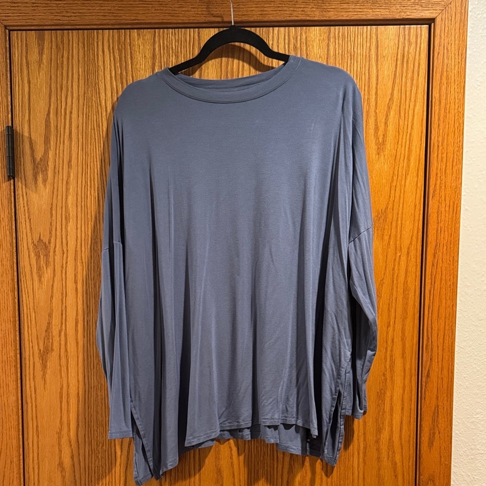 Maurices Slate Blue 24/7 Top
